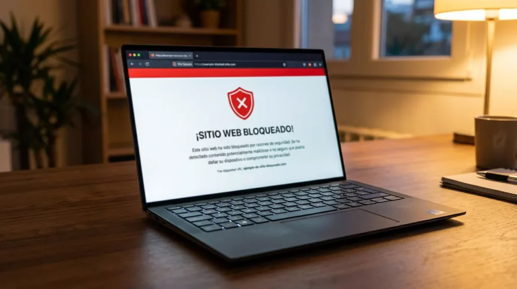 Pantalla de portal de apuestas MMA ilegal sin licencia DGOJ
